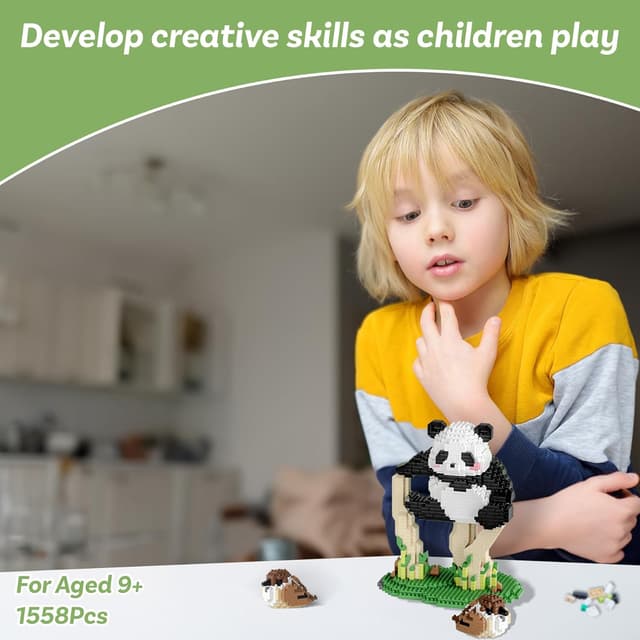 Detalle 1 de Panda Mini Building Blocks set 9+