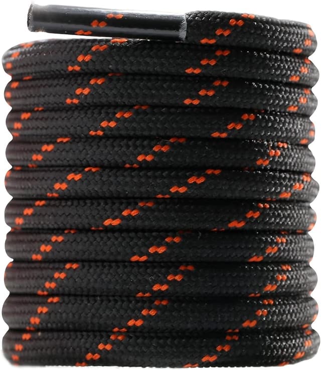 Detalle de CCSOFTIME Round Work Boot Laces – Heavy-Duty Thick Replacement Laces for Walking, Hiking & Safety Boots