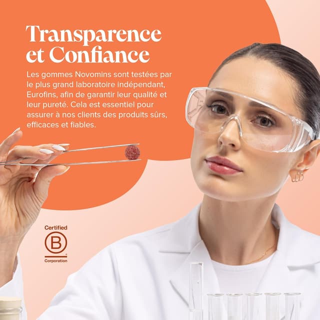 Thumbnail 5 de Novomins Gummies Vitamine C 250 mg sans sucre