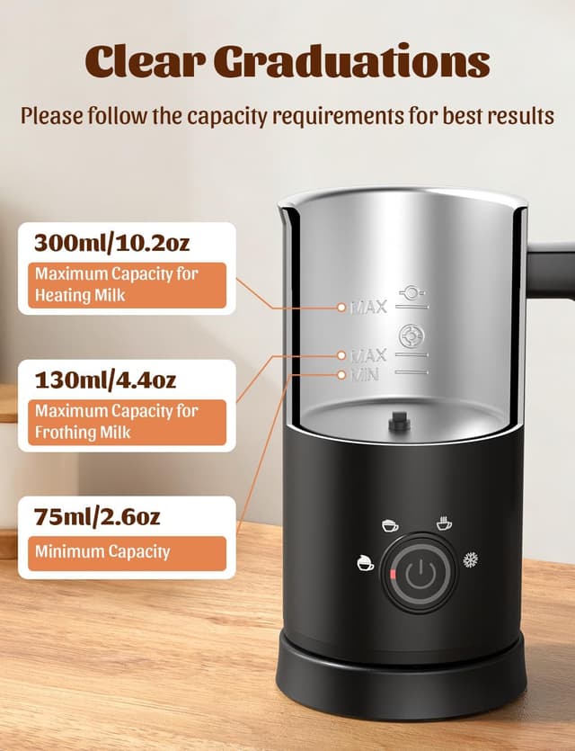 Thumbnail 4 de YISSVIC Espumador de Leche 4 en 1 500W