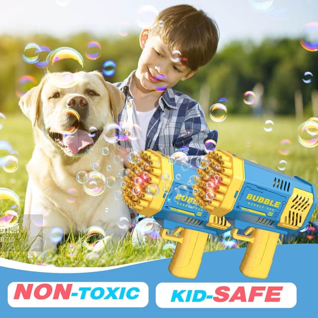 Thumbnail 6 de JONEG 2-Pack Bubble Machines for Kids (Ages 3–8) with Bubble Solution