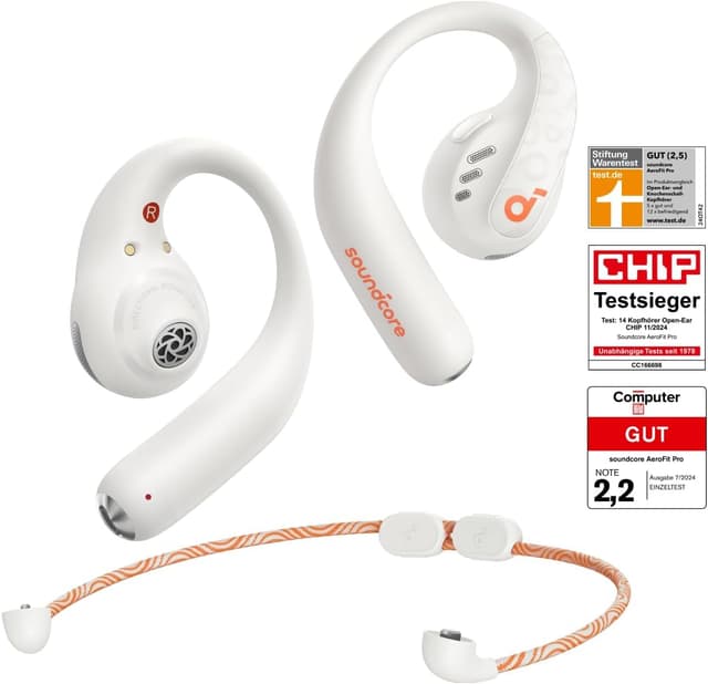 Thumbnail 6 de soundcore AeroFit Pro Open-Ear Kopfhörer 46h Akku