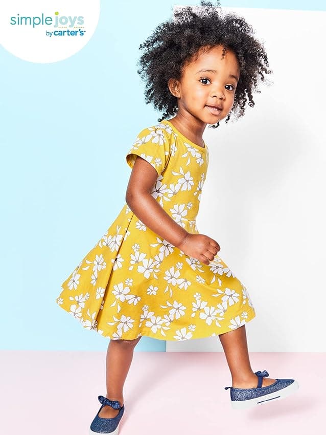 Thumbnail 4 de Simple Joys by Carter's Conjuntos vestidos bebé 12 meses