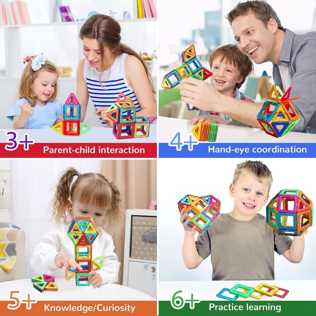 Thumbnail 6 de Kittery Bloques Magnéticos Educativos para Niños y Niñas 🧱