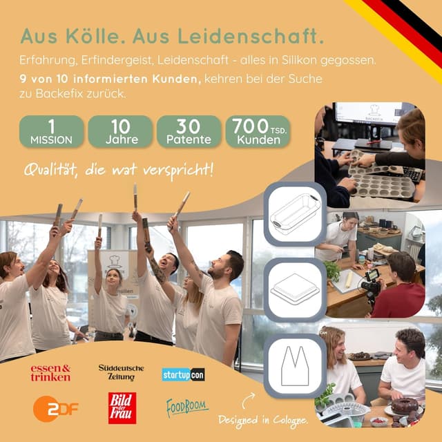 Thumbnail 2 de Backefix Brotbackform Silikon 26 cm 2100 ml