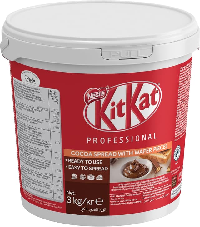 Thumbnail 12 de KITKAT Chocolate Untable con Galletas, Cubo 3kg 🍫