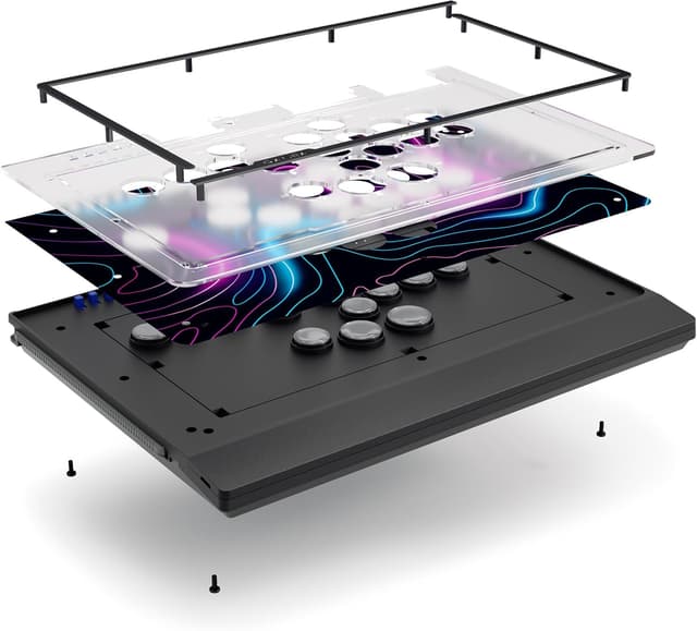 Detalle de qanba Sapphire S1 leverless arcade controller
