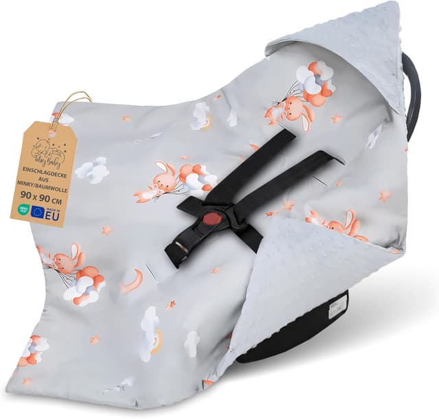 Thumbnail 6 de Einschlagdecke für Babyschale 90x90 cm 1 Decke