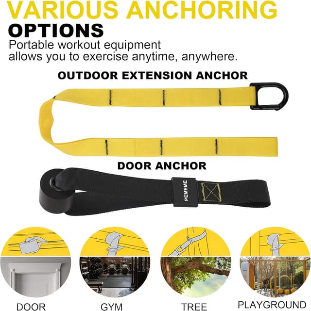 Detalle 2 de Home Resistance Training Kit suspension trainer 🏋