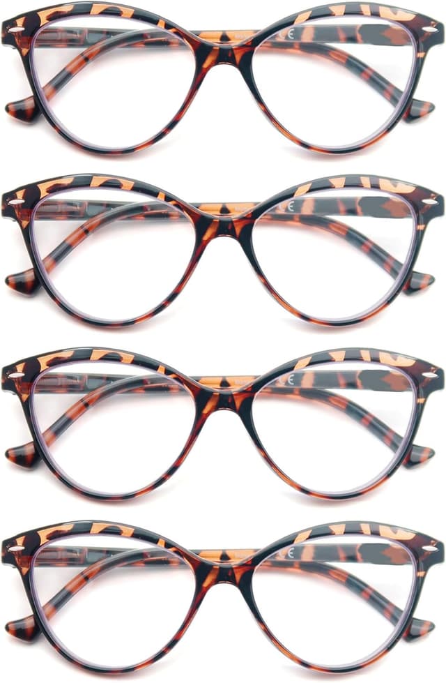 Detalle de HEEYYOK cat eye reading glasses +2.00