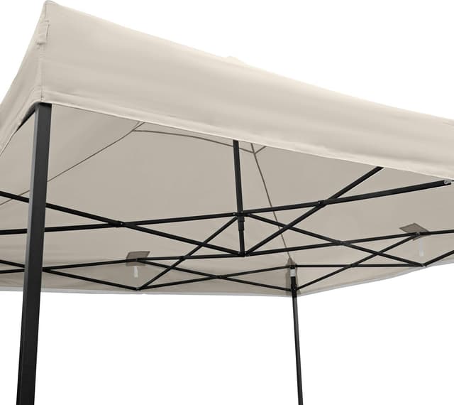 Detalle 2 de All Seasons Gazebos 3x3m Impermeable Pop-up ☔ Crema