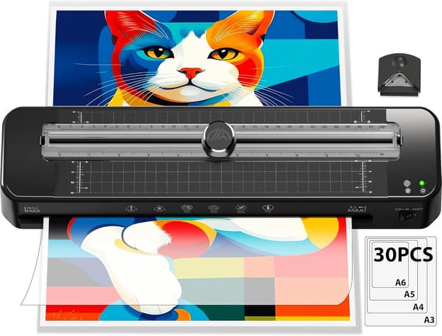 Detalle de Raycial Plastificadora A3 con 30 hojas