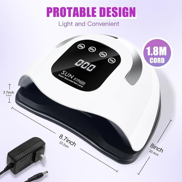 Thumbnail 6 de Wisdompark 320W UV LED Nail Lamp