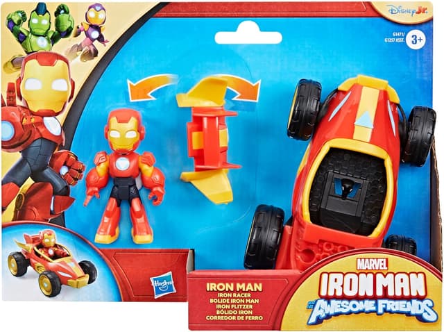Thumbnail 1 de Hasbro Iron Racer action figure 7,6 cm