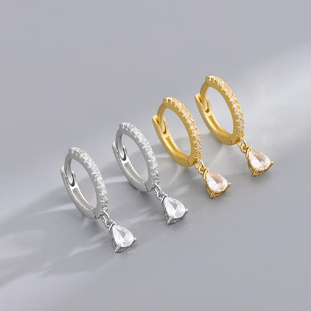 Detalle 2 de FAZKAR orecchini argento 925 punto luce