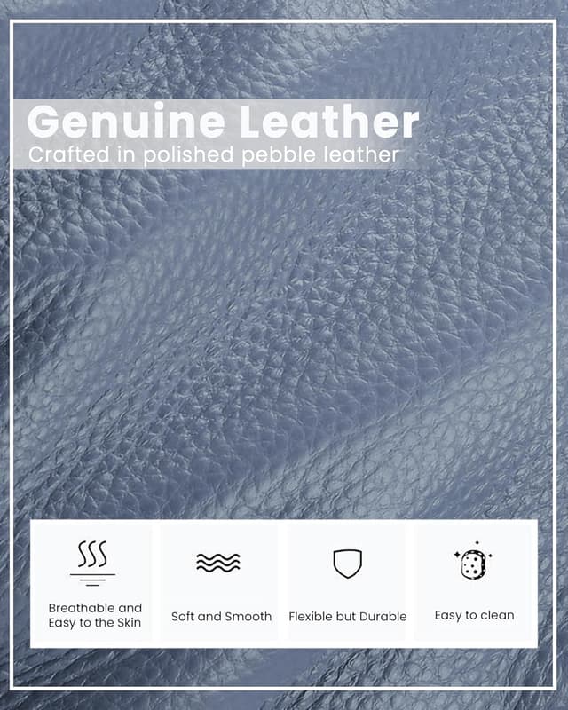 Detalle 2 de befen Genuine Leather Crossbody Bag for Women – small phone bag with RFID blocking and adjustable strap