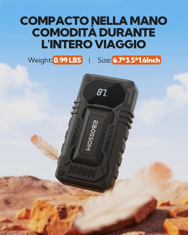 Detalle de Booster avviamento auto 12.000 mAh