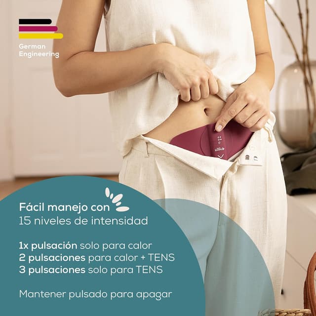 Thumbnail 6 de Beurer EM 50 Menstrual Relax TENS y calor, recargable ⚡