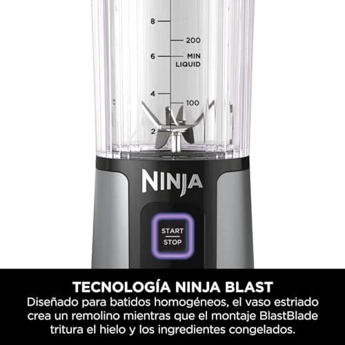 Thumbnail 8 de Ninja Blast Batidora portátil BC151EUBK 530 ml y tapa antigoteo