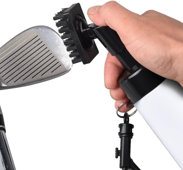Detalle 2 de FUZVOL Golf Club Brush Groove Cleaner with Built-in Water Spray & Hook (200ml)
