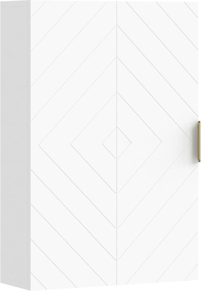 Detalle de Kleankin armoire murale de salle de bain avec étagère réglable (40 x 15 x 60 cm)