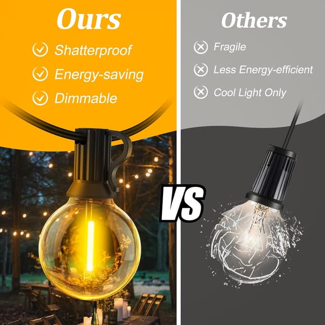 Thumbnail 3 de Garden Outdoor String Lights 30M