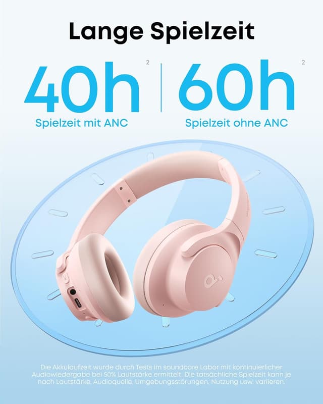 Thumbnail 4 de soundcore Q20i kabelloser Kopfhörer 40h