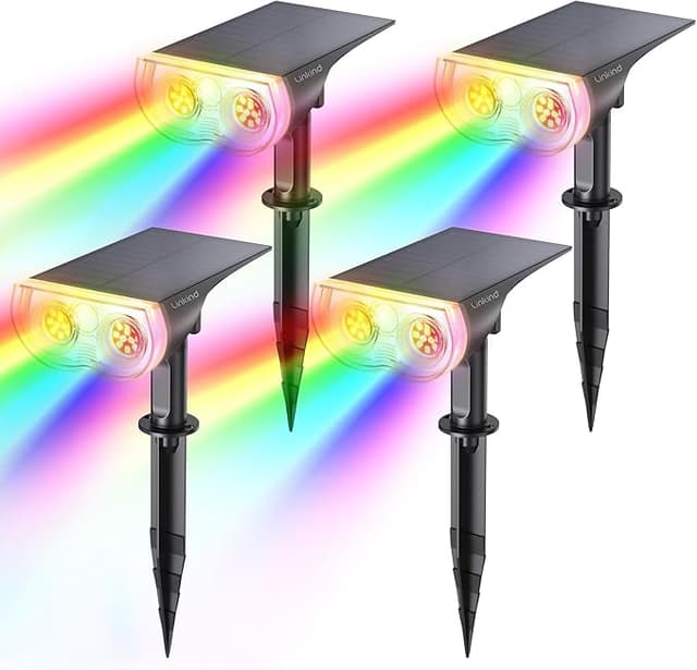 Imagen de Linkind Luces Solares LED Jardín 🌟 - 8 Colores, Impermeable en OfertitasTOP