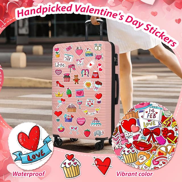 Thumbnail 3 de 360Pcs 120 Styles Valentine's Day Stickers 🎨