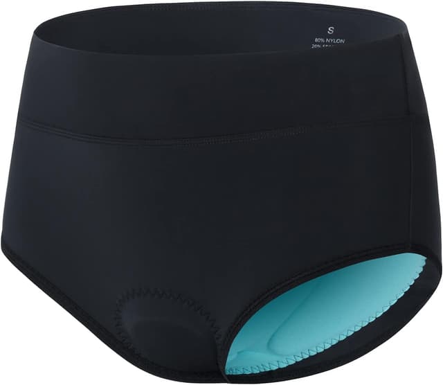 Detalle de Homord Radunterhose Damen mit 4D-Sitzpolster – atmungsaktive gepolsterte Radsportunterwäsche