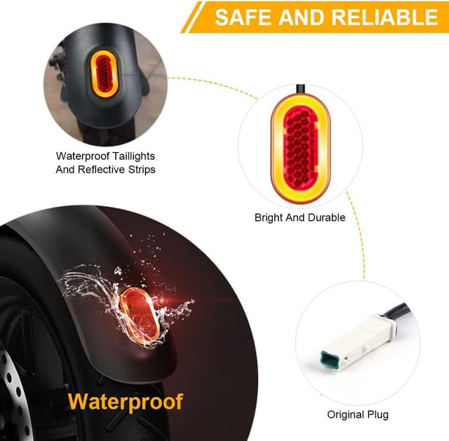 Thumbnail 5 de Ainiv Guardabarros trasero para Xiaomi M365