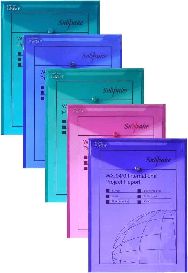 Detalle de Snopake A4 Polyfile P Popper Wallet