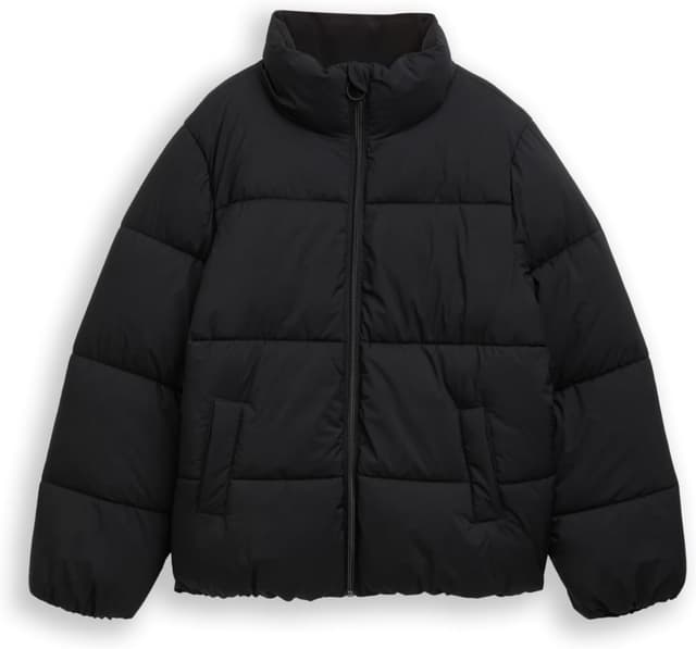 Detalle de TOM TAILOR Mädchen Puffer-Jacke 1047564 mit Stehkragen (Regular Fit) für den Winter