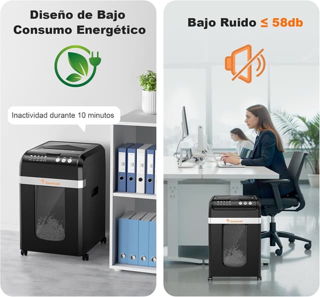 Thumbnail 4 de Bonsaii C283 Trituradora papel 200 hojas micro-cut