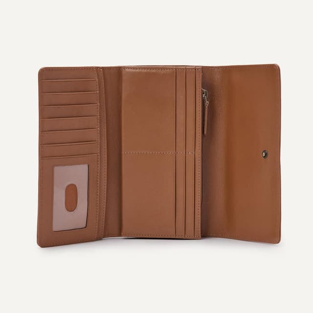 Detalle 2 de Amazon Essentials Portefeuille continental à rabat long en cuir pour femme