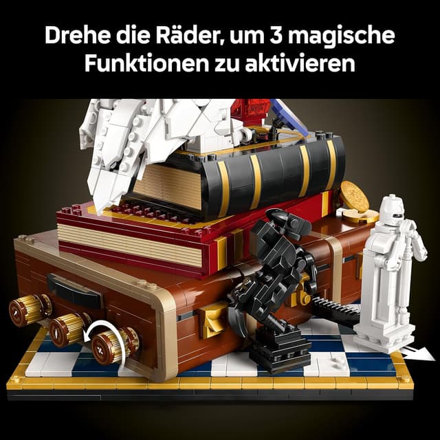 Detalle de LEGO Harry Potter 76466 „Der Stein der Weisen“ – Sammleredition mit Hedwig, 3 Minifiguren