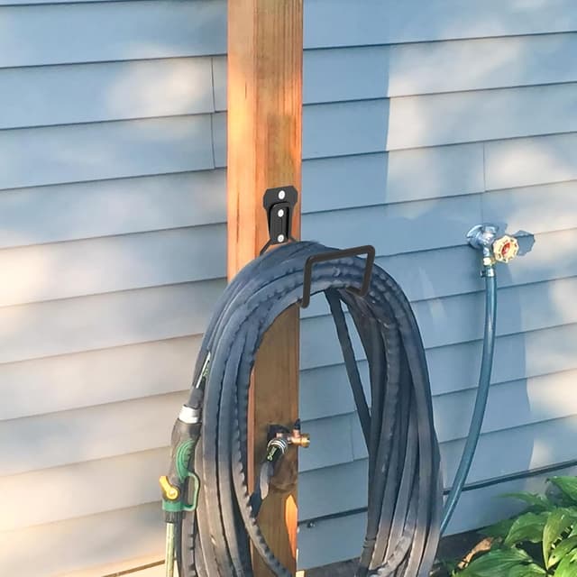 Thumbnail 6 de AinDen Heavy Duty Metal Hose Reel Hanger (Wall Mounted) – Rustproof Hose Hooks for Garden Storage