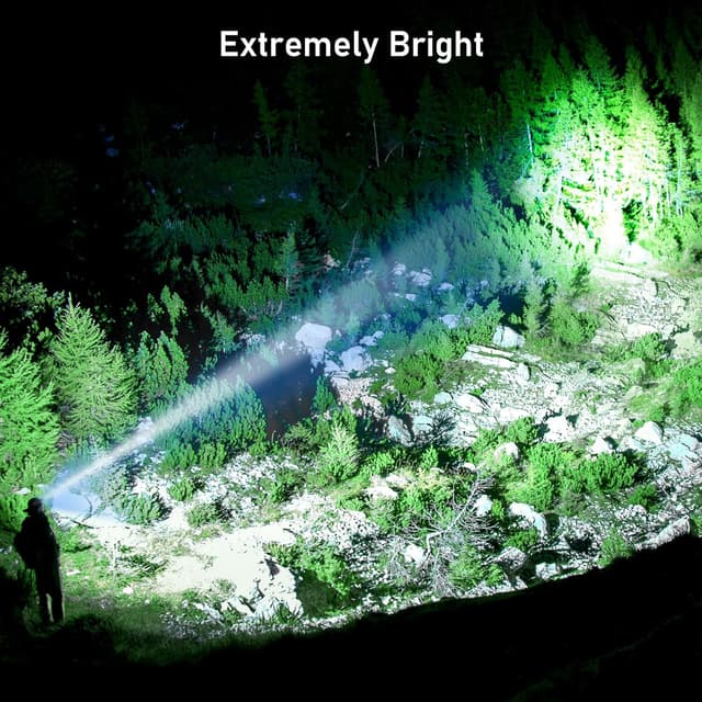 Detalle 2 de Blukar Linterna Frontal Recargable LED – 10 Modos 🏕