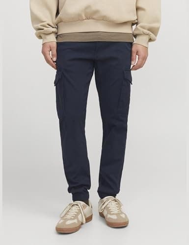Thumbnail 1 de JACK & JONES Cargo Trousers Slim Fit Navy