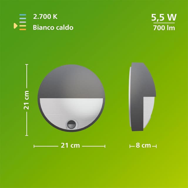 Thumbnail 2 de Philips Capricorn Applique LED Esterno 5,5 W