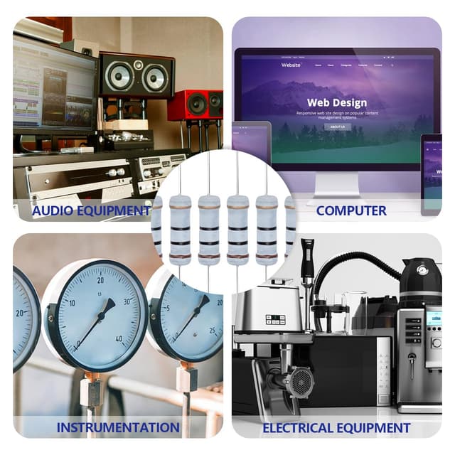 Thumbnail 4 de Innfeeltech 10 Ω Widerstand 2 W 🔌