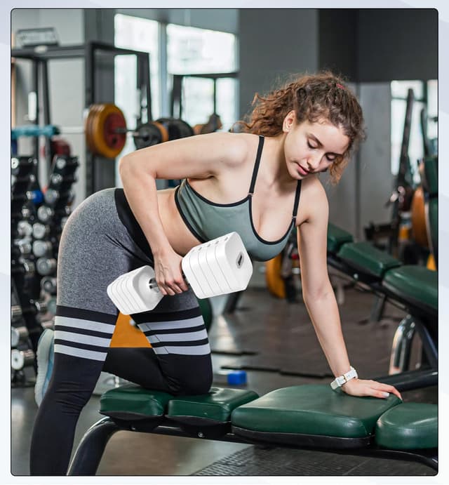 Thumbnail 5 de Adjustable Dumbbell Set 50LB for Home Gym ๐