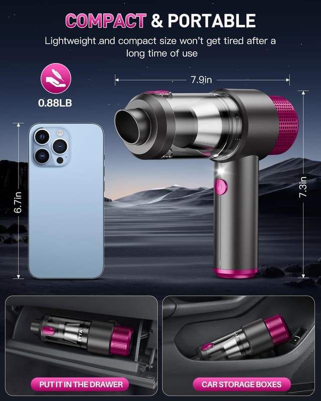 Thumbnail 6 de EYYA Handheld Vacuum 15000PA 🧹