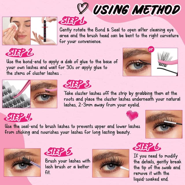 Detalle 2 de PRO Wimpernkleber und Sealer 48 Std. wasserdicht