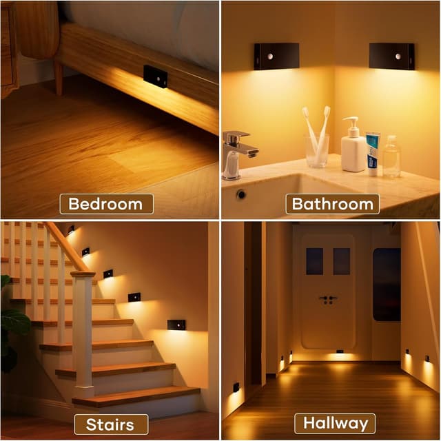 Detalle 1 de Nachtlicht mit Bewegungsmelder 6 LED