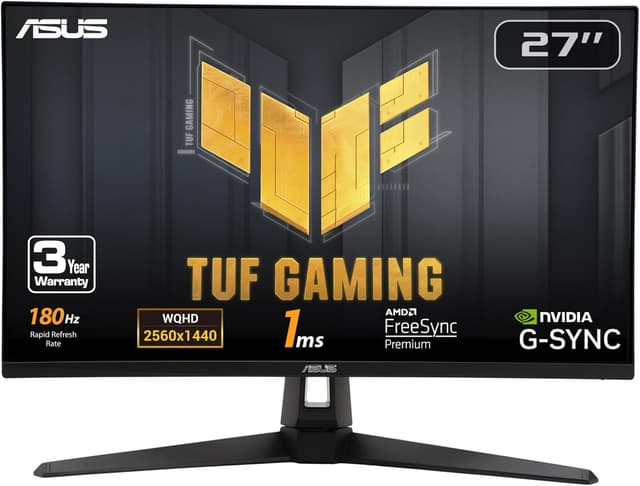 Detalle de ASUS TUF VG27AQ3A 27-Inch QHD Gaming Monitor