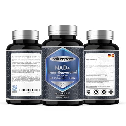 Thumbnail 8 de Naturgizer+ Advanced Complex 4+1 con NAD+ y trans-resveratrol (120 cápsulas) en tecnología liposomal