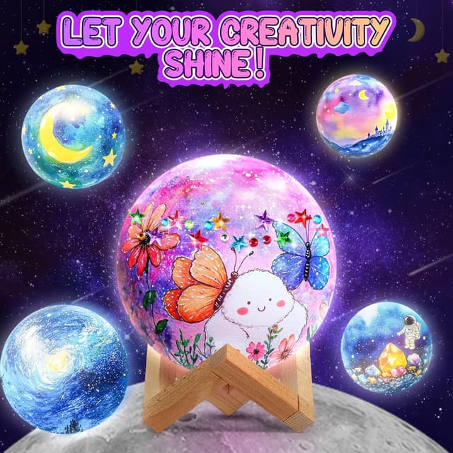 Thumbnail 5 de Pourbibi Mondlampe Space Kit 13 cm 🌙