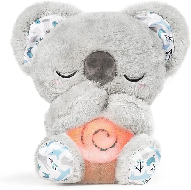 Detalle de auby Soothe 'n' Cuddle Koala Kuscheltier mit Beruhigungsfunktion – Plüschspielzeug für Neugeborene