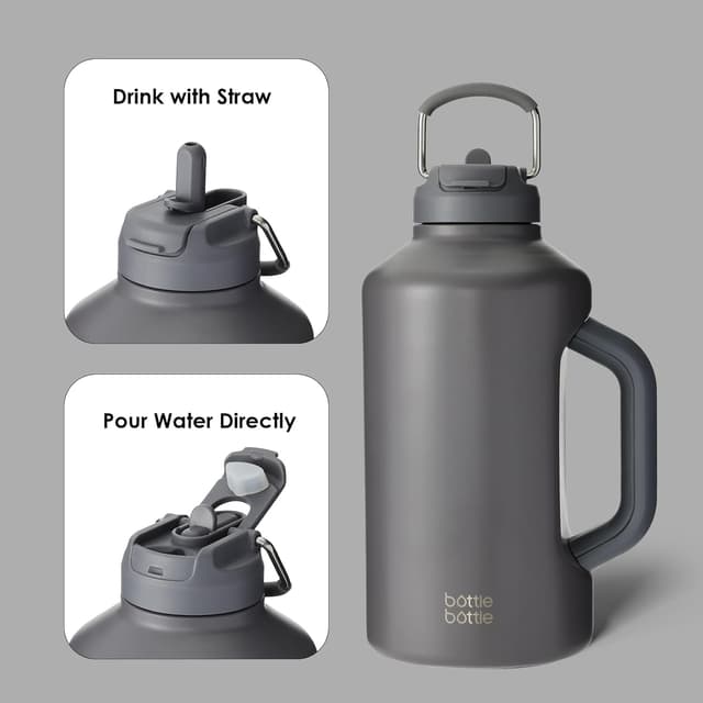 Thumbnail 4 de BOTTLE BOTTLE Insulated Water Bottle 64 oz with straw